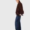 Short faux fur coat