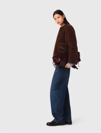 Short faux fur coat