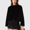 Short faux fur coat