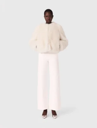 Short faux fur jacket