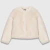Short faux fur jacket