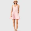 Short flared cotton dress