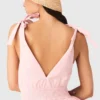 Short flared cotton dress