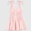 Short flared cotton dress