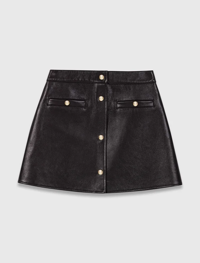 Short leather skirt Short leather skirt