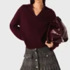 Short pleated checked skirt