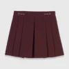 Short pleated skirt