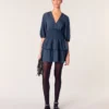 Short ruffled dress