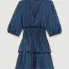 Short ruffled dress