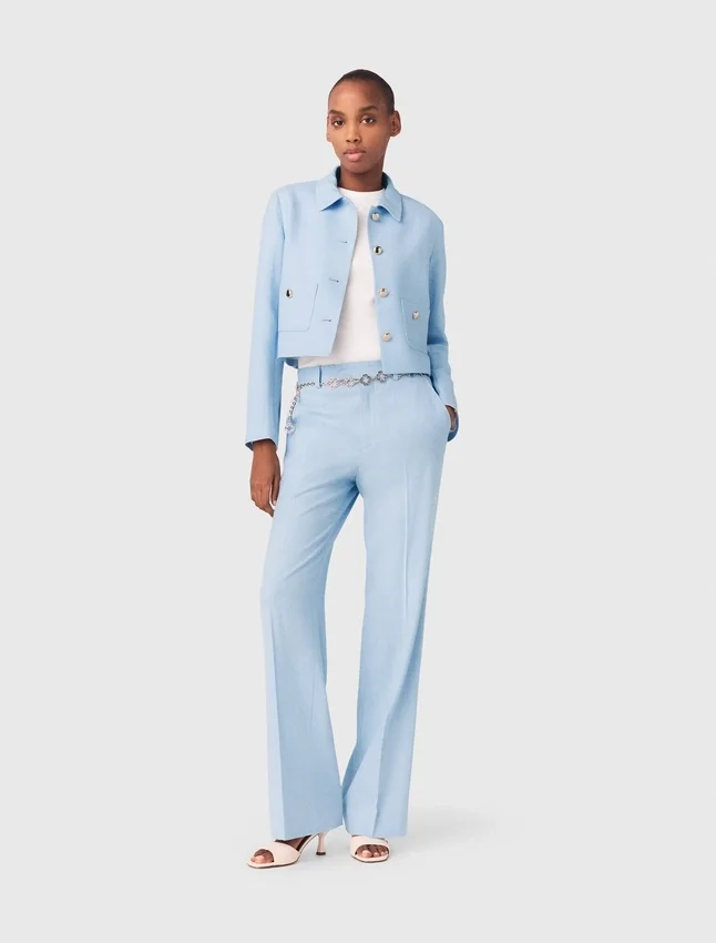 Short single-breasted jacket Short single-breasted jacket