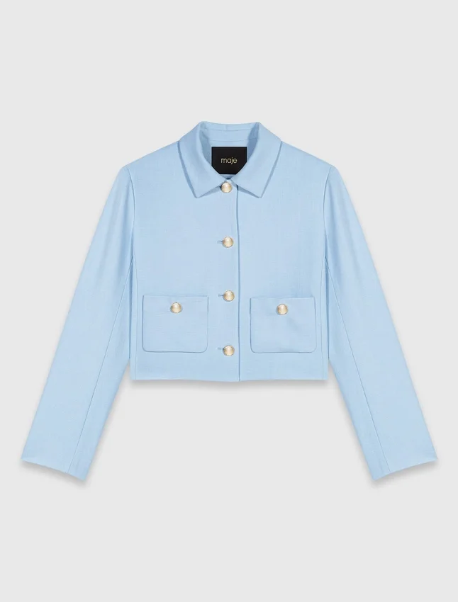 Short single-breasted jacket Short single-breasted jacket