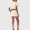 Short-sleeved cropped jacket