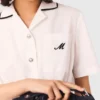 Short-sleeved shirt dress