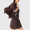 Short tweed jacket
