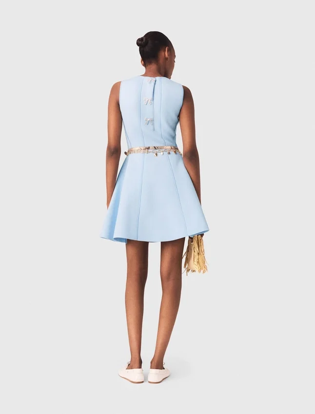 Skater dress with jewelled bows Skater dress with jewelled bows