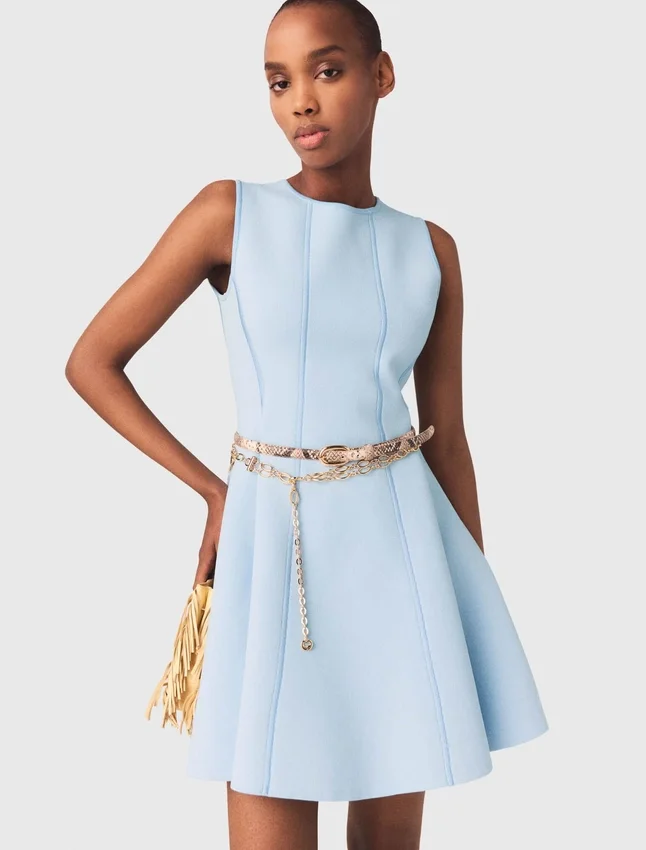 Skater dress with jewelled bows Skater dress with jewelled bows