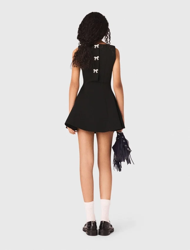 Skater dress with jewelled bows Skater dress with jewelled bows