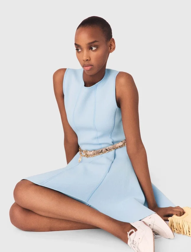 Skater dress with jewelled bows Skater dress with jewelled bows