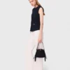 Sleeveless tweed jacket