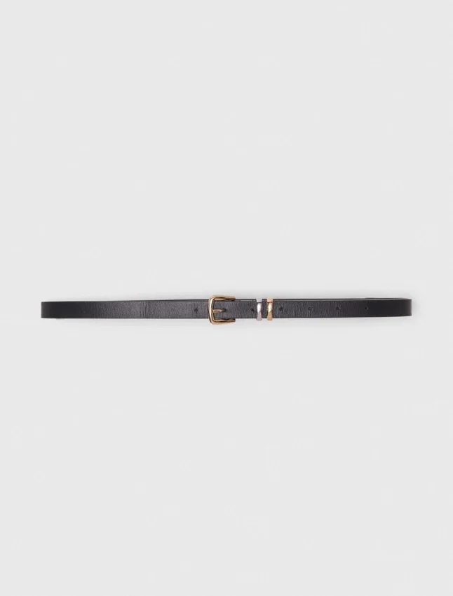 Slim belt with square buckle Slim belt with square buckle