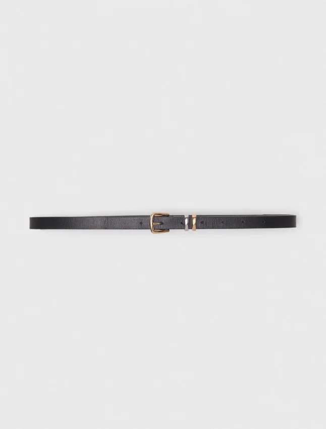 Slim belt with square buckle Slim belt with square buckle