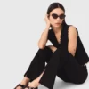 Slit trousers