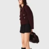 Straight-fit pleated shorts