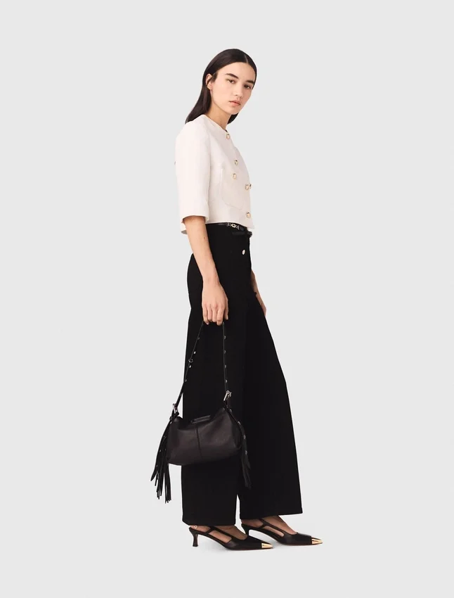 Straight-leg jeans with patch pockets Straight-leg jeans with patch pockets