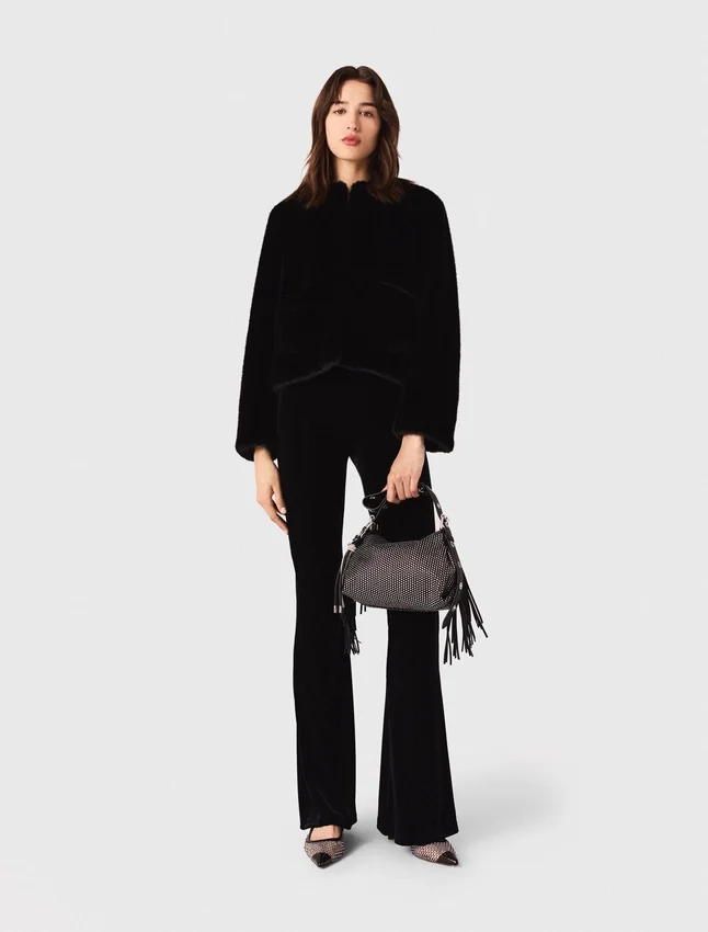 Stretch velour trousers Stretch velour trousers