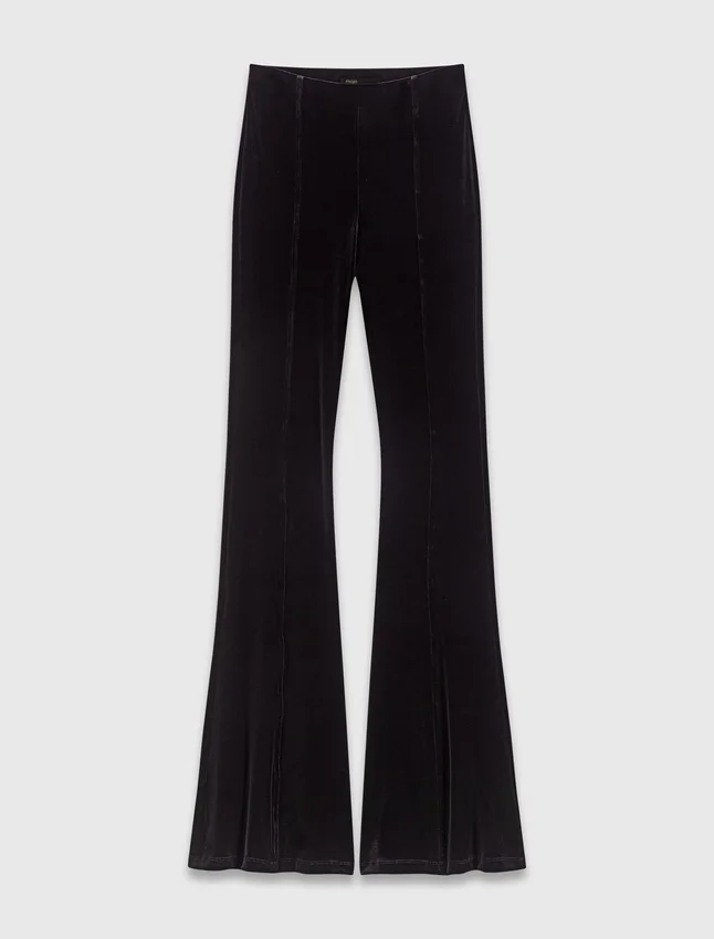 Stretch velour trousers Stretch velour trousers