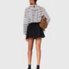 Striped long-sleeved T-shirt