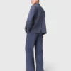Structured rhinestone suit blazer