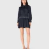 Studded flowing shirt dress