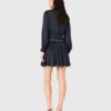 Studded flowing shirt dress