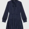 Studded flowing shirt dress