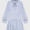Studded flowing shirt dress
