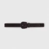 Suede belt