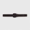 Suede belt