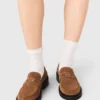 Suede loafers