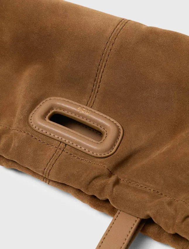 Suede Milpli Gazette bag Suede Milpli Gazette bag