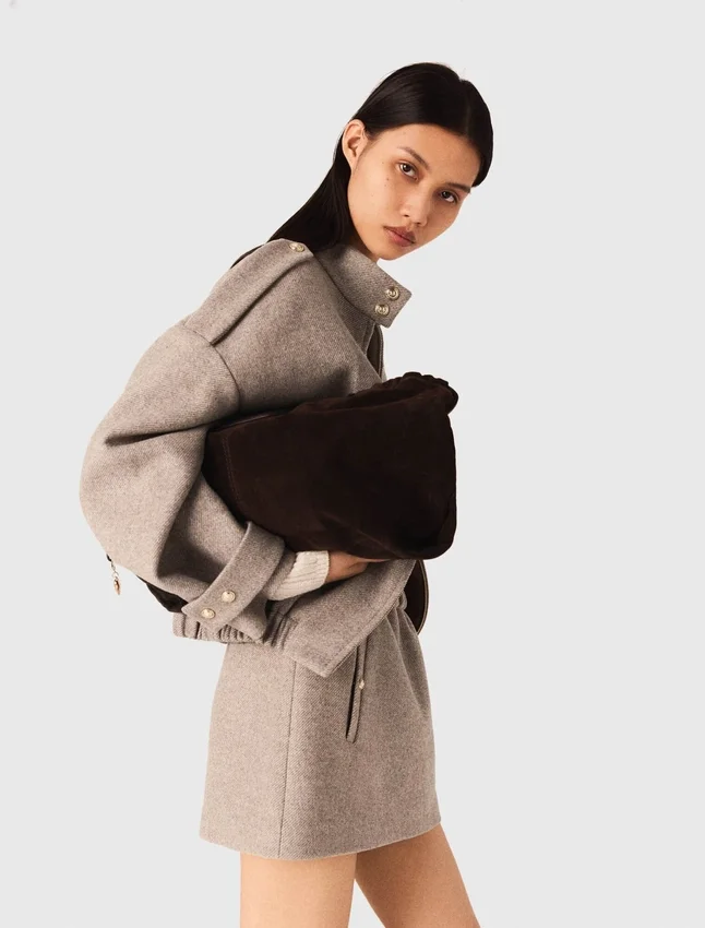 Suede Milpli tote bag Suede Milpli tote bag
