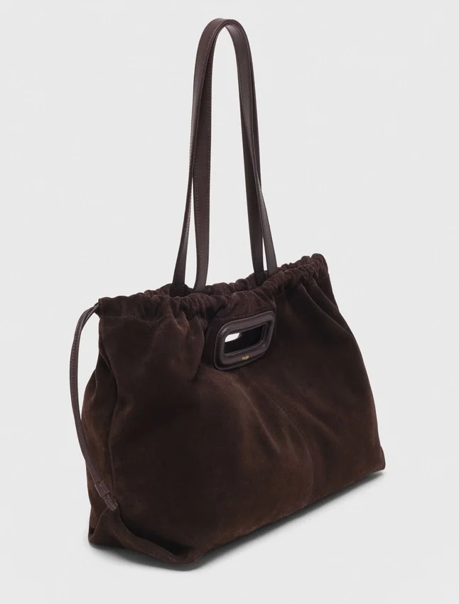 Suede Milpli tote bag Suede Milpli tote bag