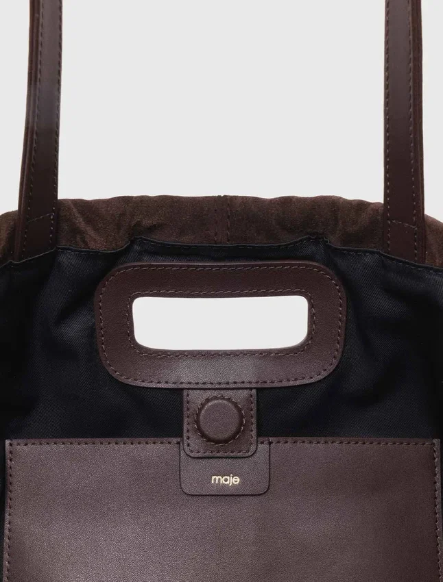 Suede Milpli tote bag Suede Milpli tote bag
