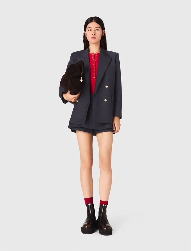 Suit jacket with gold buttons Suit jacket with gold buttons