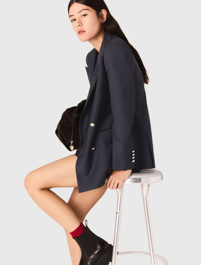 Suit jacket with gold buttons Suit jacket with gold buttons