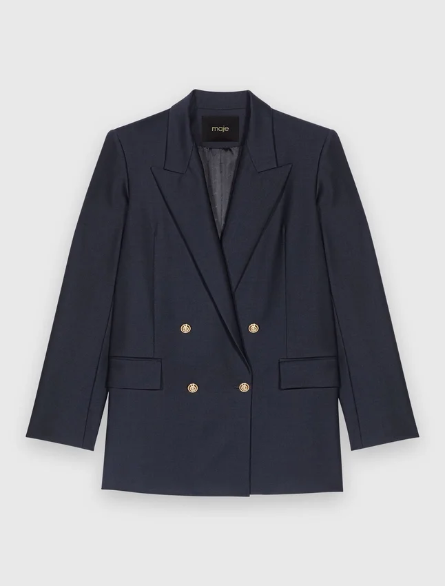 Suit jacket with gold buttons Suit jacket with gold buttons