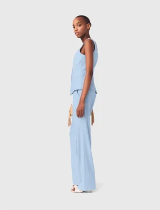 Suit trousers with pleats