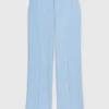 Suit trousers with pleats