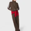Sweatshirt with straight stripes