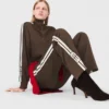 Sweatshirt with straight stripes